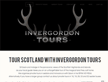 Tablet Screenshot of invergordontours.com